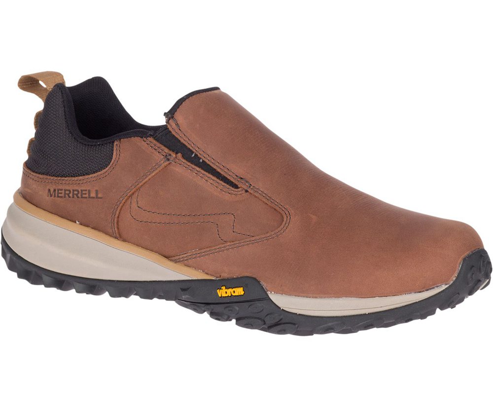 Merrell Slip Ons Męskie Brązowe - Havoc Wells Moc - 819256-KZT